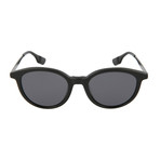 Unisex MQ0069S Round Sunglasses // Black + Ruthenium