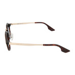 Unisex MQ0036S Round Sunglasses V1 // Havana + Gold