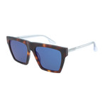 Men's MQ0073S Square Sunglasses // Havana + Crystal