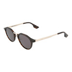 Unisex MQ0036S Round Sunglasses V3 // Havana + Gold