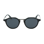Unisex MQ0036S Round Sunglasses // Black + Ruthenium