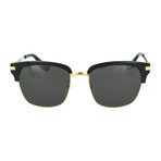 Unisex MQ0057S Square Sunglasses // Black + Gold