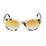 Unisex MQ0068S Round Sunglasses // Black + Havana + Yellow