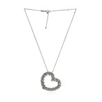 Pasquale Bruni Prato Fiorito 18k White Gold Diamond + Sapphire Necklace // Store Display