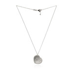 Pasquale Bruni In Love 18k White Gold Diamond + Sapphire Necklace II // Store Display