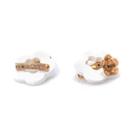 Pasquale Bruni Make Love 18k Rose Gold Diamond Kogolong Earrings // Store Display