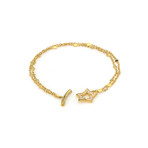 Pasquale Bruni Make Love 18k Yellow Gold Diamond Bracelet // Store Display