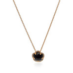 Pasquale Bruni Bon Ton 18k Rose Gold Diamond + Ruby Necklace I // Store Display