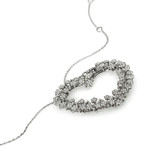 Pasquale Bruni Prato Fiorito 18k White Gold Diamond + Sapphire Necklace // Store Display