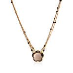 Pasquale Bruni Bon Ton 18k Rose Gold Diamond + Ruby Necklace II // Store Display