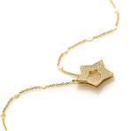 Pasquale Bruni Make Love 18k Yellow Gold Diamond Necklace // Store Display