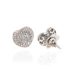 Pasquale Bruni // In Love 18k White Gold Diamond Earrings // Store Display