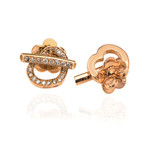 Pasquale Bruni Make Love 18k Rose Gold Diamond Earrings // Store Display