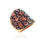 Pasquale Bruni Mandala 18k Rose Gold Amethyst Ring // Store Display (Ring Size: 6.25)