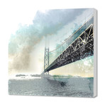San Francisco - Bay Bridge (16"W x 24"H x 1.5"D)
