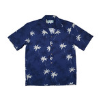 Palm Shirt // Navy (Small)