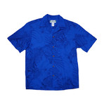 Monstera Ceres Shirt // Royal Blue (Small)