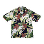 Tropical Forest Shirt // Navy (Small)