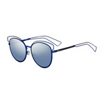 Women's SIDER2S-0MZP-NK Sider2S Sunglasses // Blue + Blue Silver Gradient