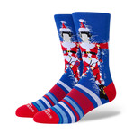 Christmas Vacation Socks // Blue (L)