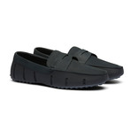 Penny Lux Loafer Driver // Black + Gray (Men's US Size 7)