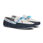 Braided Lace Lux Loafer // Navy + Alloy (Men's US Size 7)