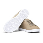 Breeze Tennis Leather // Timber Wolf + White (Men's US Size 7)