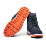 Motion Wing Tip Boot // Navy + Orange (Men's US Size 7)