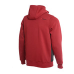 Hooded Full-Zip Sweatshirt // Burgundy (XL)
