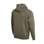 Hooded Full-Zip Sweatshirt // Olive (S)