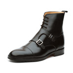 Monkstrap Leather Boots // Black (US: 8)