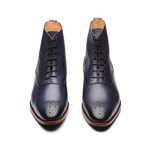 Balmoral Leather Boot // Blue (US: 8)