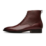 Balmoral Leather Boot // Burgundy (US: 12)