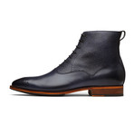Balmoral Leather Boot // Blue (US: 7)