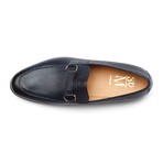 Lorenzo Leather Loafers // Navy Grain (US: 7)