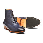 Balmoral Leather Boot // Blue (US: 8)