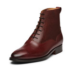 Balmoral Leather Boot // Burgundy (US: 9)