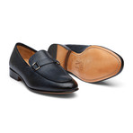 Lorenzo Leather Loafers // Navy Grain (US: 12)