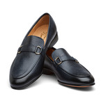Lorenzo Leather Loafers // Navy Grain (US: 13)