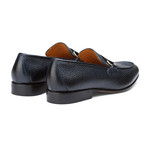 Lorenzo Leather Loafers // Navy Grain (US: 8)