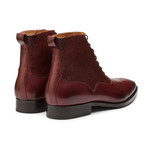 Balmoral Leather Boot // Burgundy (US: 12)