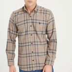 Dumaine Button-Up // Brown (Small)