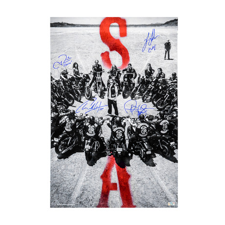 Sons of Anarchy // Cast Autographed Poster