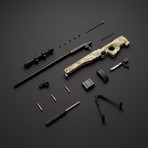 L96 Sniper Rifle 1:3 Scale Diecast Metal Model Gun + Scope + Bipod // ACU