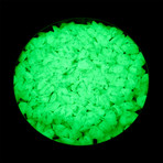 Quantum Glow-In-The-Dark Marble Stones // 8-15mm (Aqua Blaze)