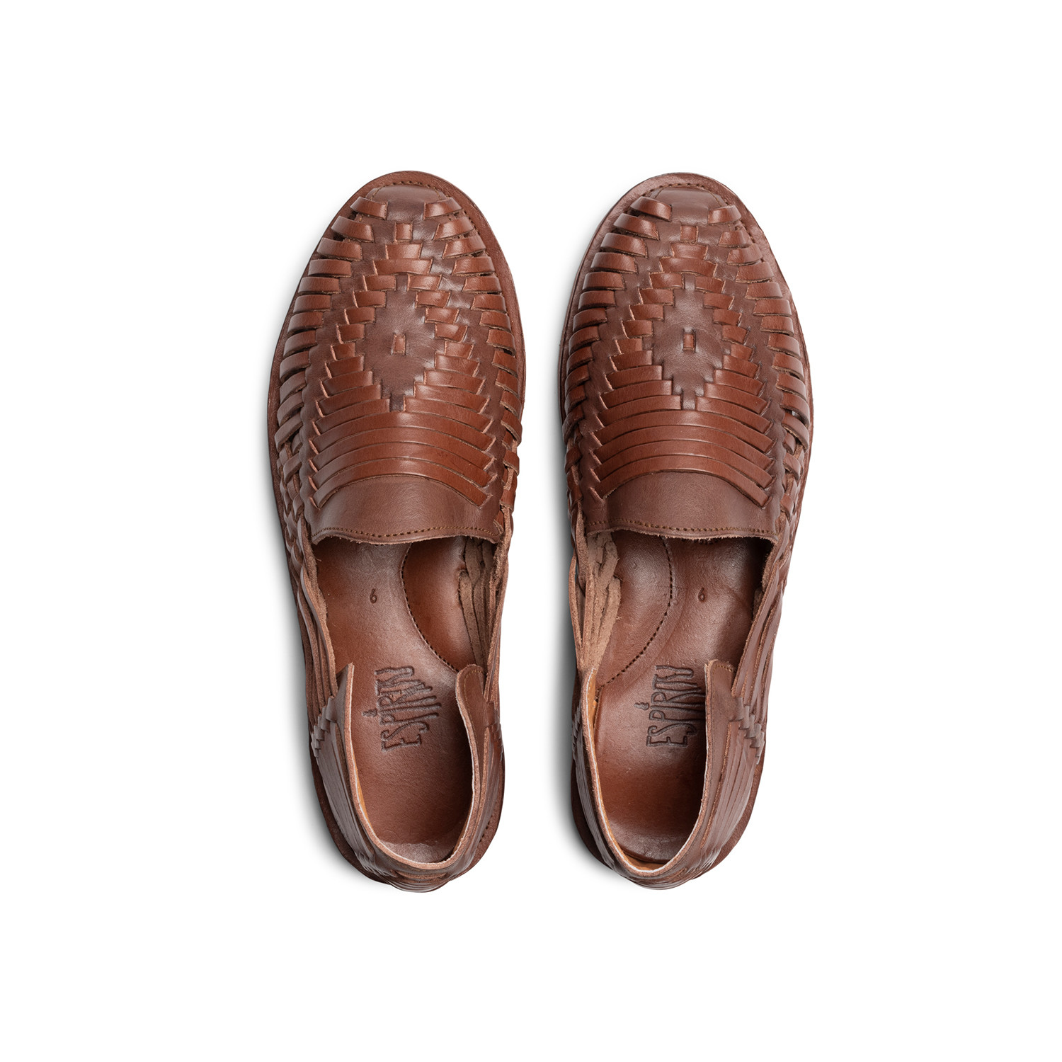 Cocoa Huarache Shoe // Brown + Brown Insole (US Size 8) - EspÃ­ritu - Touch of Modern
