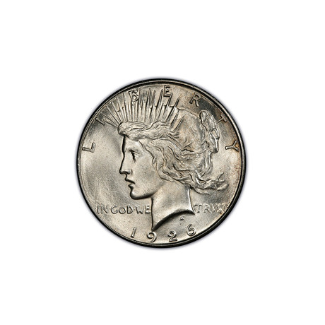 U.S. Peace Silver Dollar (1922-1926) // NGC Certified Mint State Condition // Wood Presentation Box