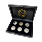 U.S. Modern Silver & Clad Commemorative Proof Half Dollar Collection // Wood Presentation Box