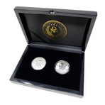 Celebration of Two Nations: 2020 United States & Canada Silver Coin Set //Mint State Condition // Wood Presentation Box