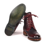 Leather Boots // Bordeaux + Navy (Euro: 39)